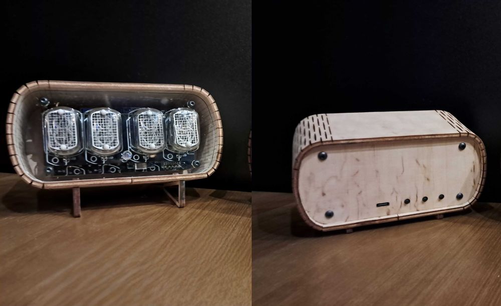 Nixie clock Годинник на газорозрядних індикаторах Ін-12