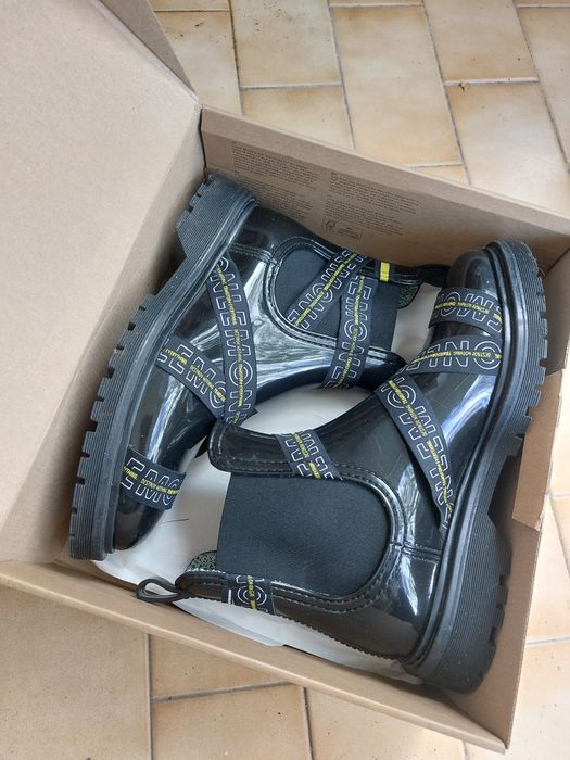 Botas de chuva femininas Lemon Jelly SOLYN pretas