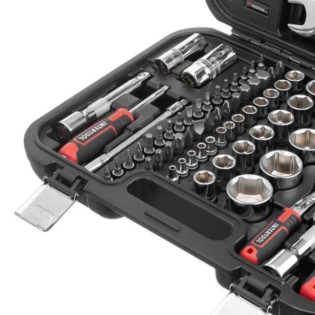 Набор инструмента ключів головок 82од, Cr-V STORM INTERTOOL ET-8082