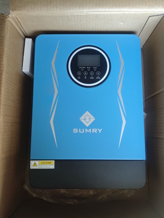 Гібридний інвертор Sumry 6.2кВт 48V 7200VA / 6200W, 6000W MPPT 110A, PV 55-450V, Wi-Fi в комплекті. SP-7000