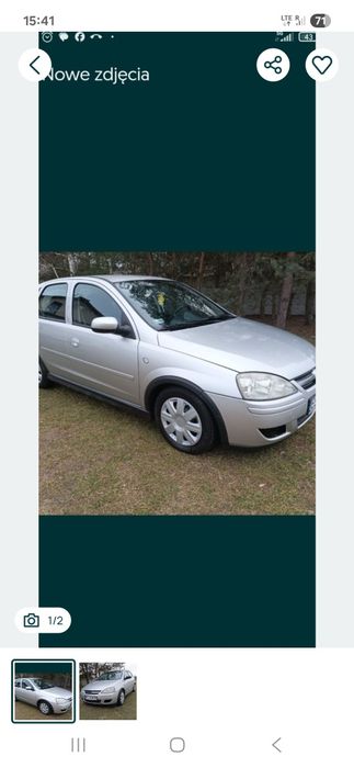 Drzwi prawe opel corsa
