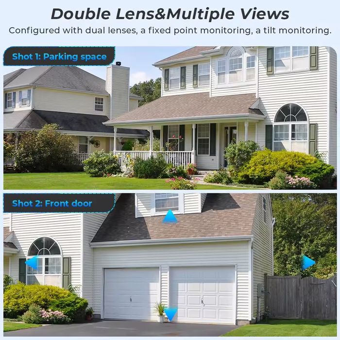 Wi-Fi камера 8 МП A9Q с датчиком движения и ночным видением