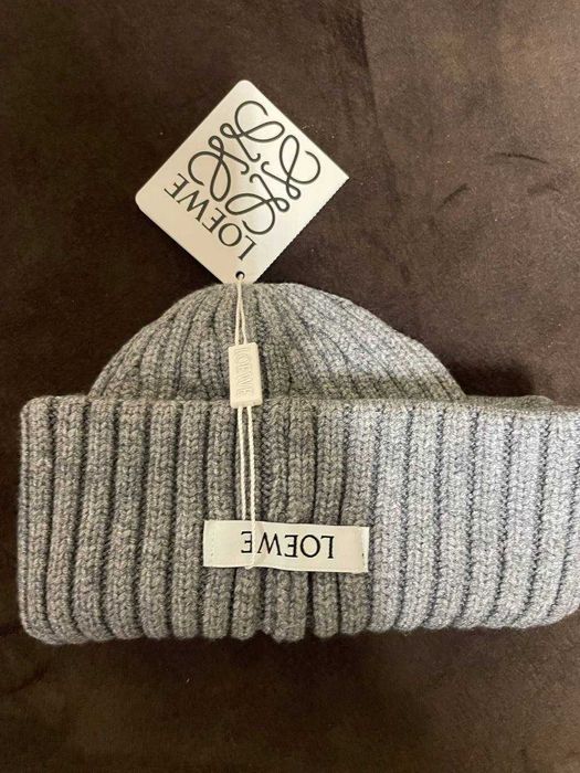 Шапка Loewe Сіра Жіноча шапка зимова