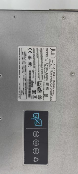 Juniper EX4550 Switch_NR2
