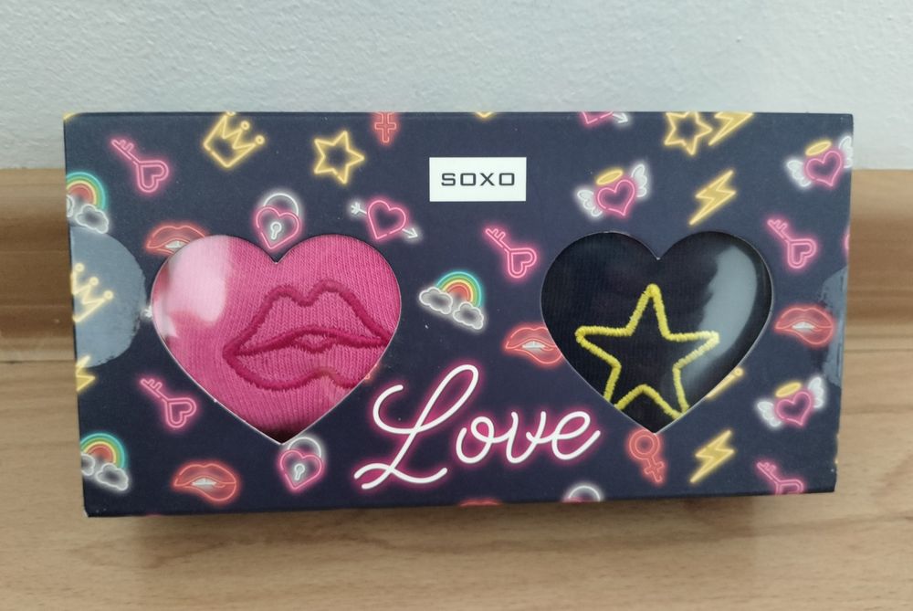 Skarpetki / Skarpety SOXO love dla niej i dla niego - 36-40 i 41-46