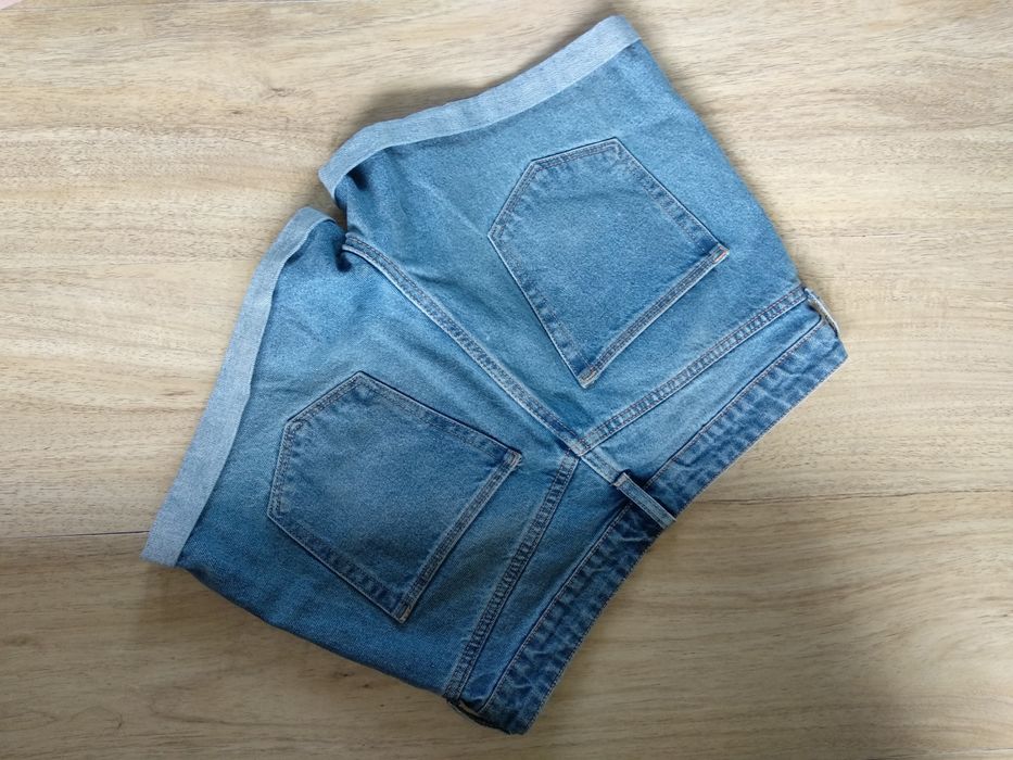 Krótkie spodenki szorty mom jeans rozmiar 36