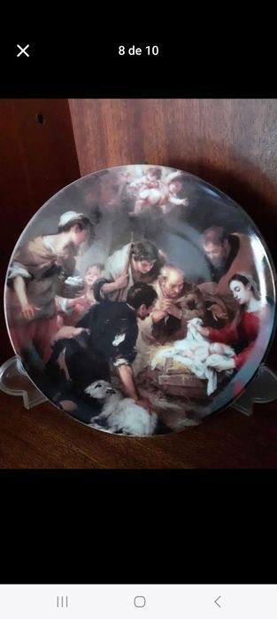 Pratos Vista Alegre alusivos ao Natal