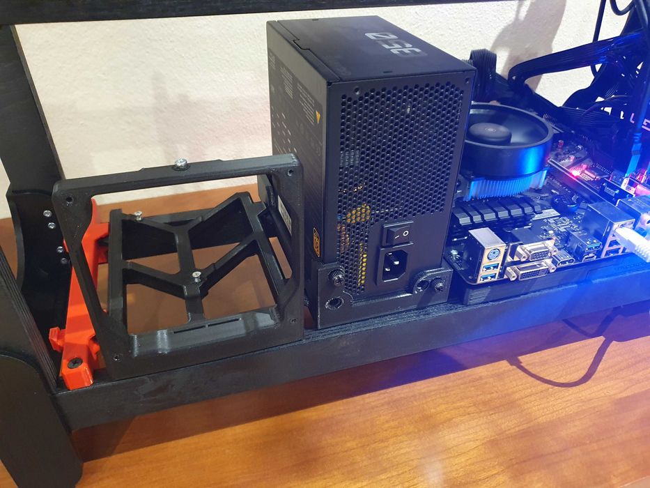 Suporte para fonte PSU para mineração