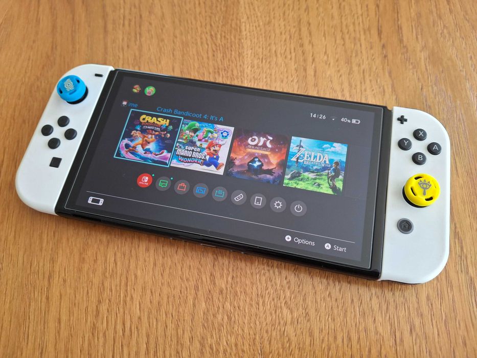 Nintendo Switch OLED ZESTAW + GRY