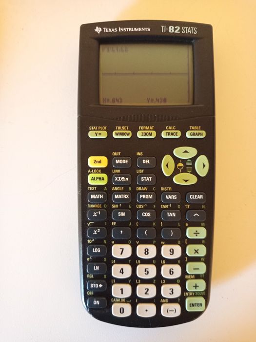 Calculadora Gráfica Texas Instruments TI-82 STATS (com Capa) – Excelente Estado