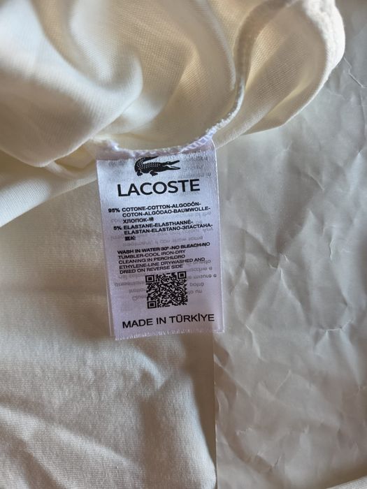 T shirt nova Lacoste
