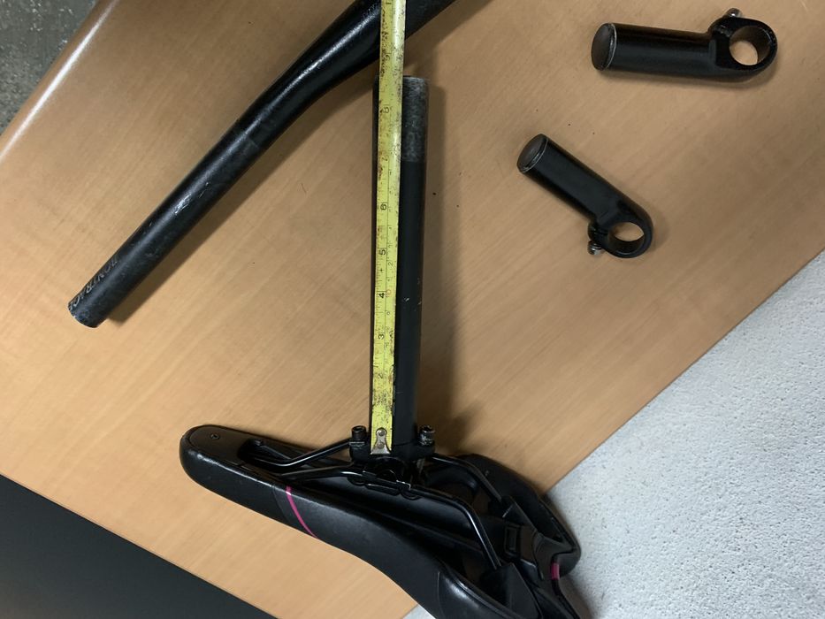 Material bicicleta btt - guiador Bontrager aluminio, avanços e mais..,