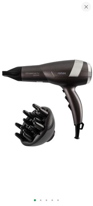 Фен Rotex UltimateCare Pro RFF220-R 2200 Вт сірий
Фен Rotex UltimateCa