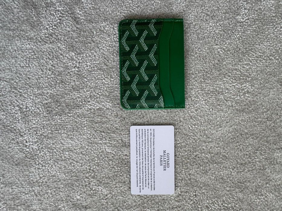 Carteira verde Goyard