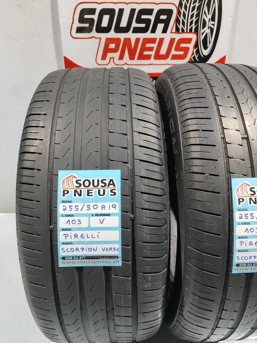 2 pneus semi novos 255-50R19 Pirelli - Oferta dos Portes