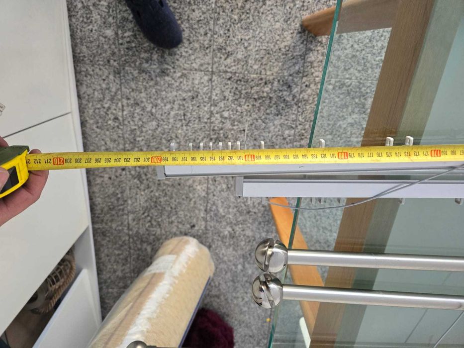 2 cortinas rosa claro nuvem