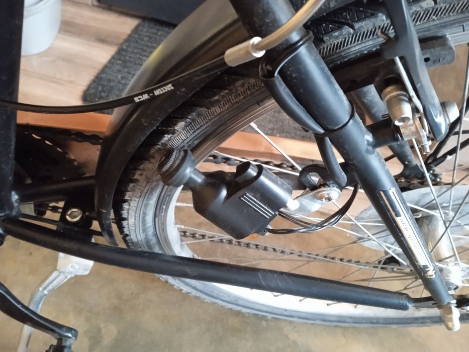 Rower miejski czarny