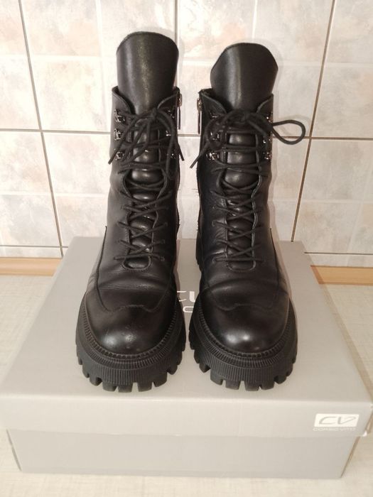 Ботинки шкіряні зима кожаные зимние зимові