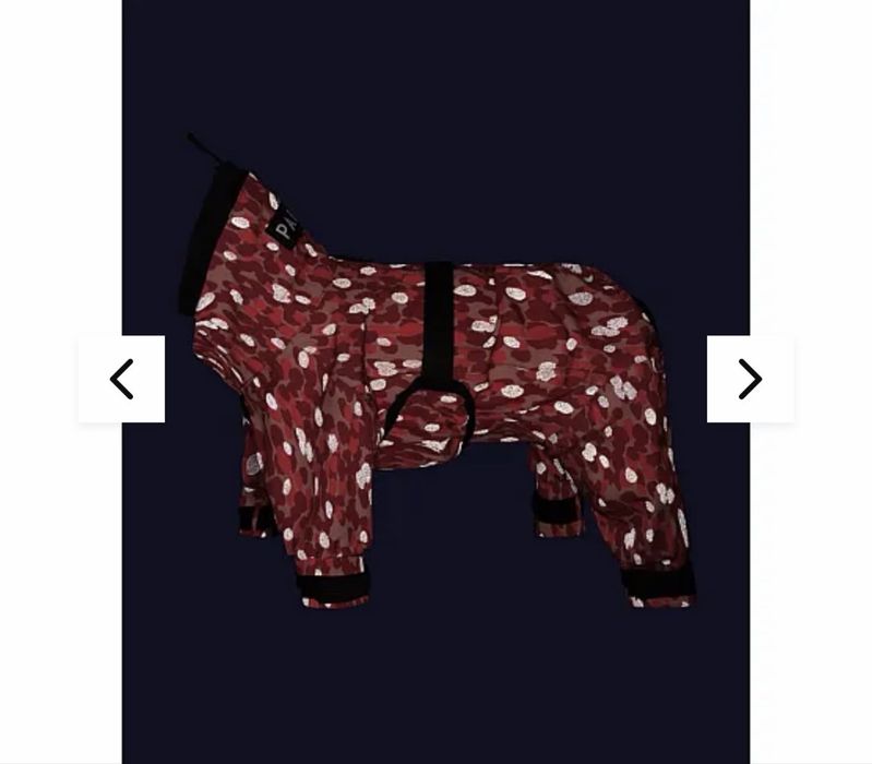 Комбінезон для собак Rain Suit Red Paikka