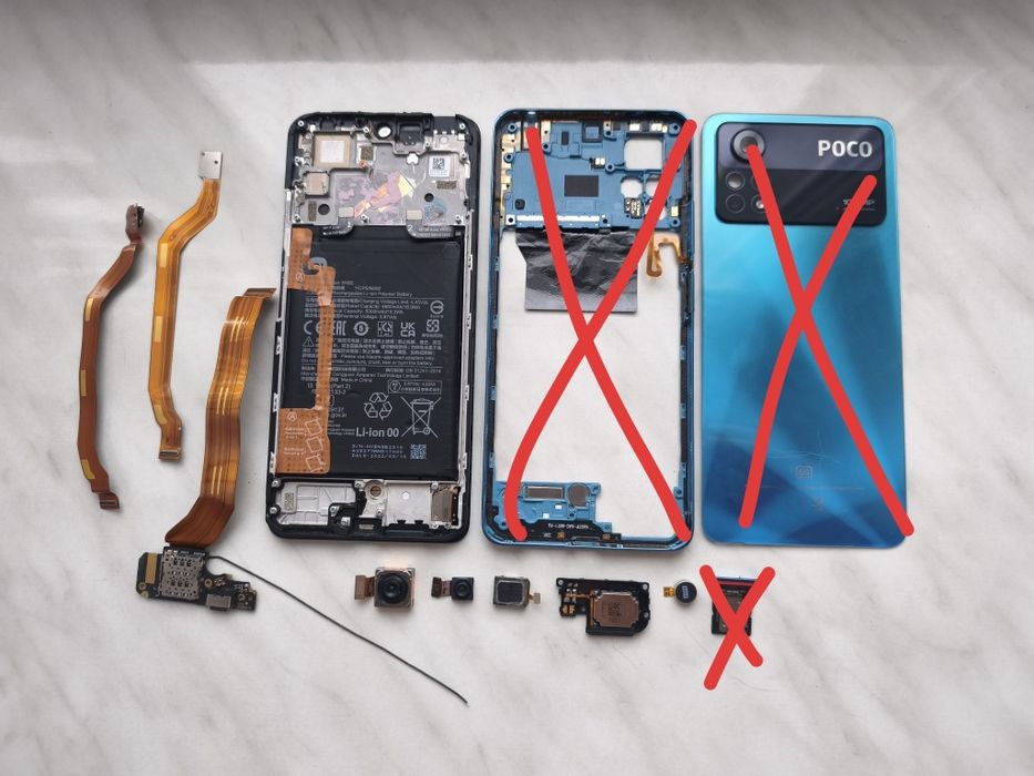 Запчастини на смартфон Poco X4 Pro 5G