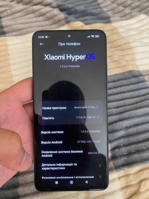 Xiaomi RedmiNote 12pro 8/256