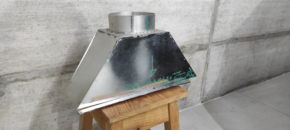 Saída de fumo para forno ou churrasqueira