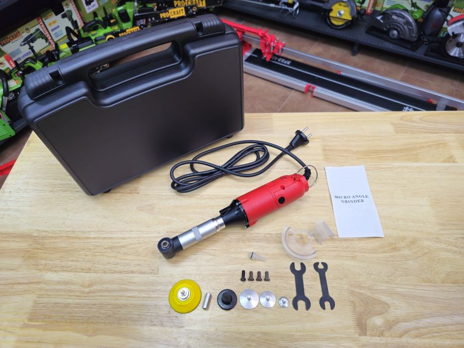 Гравер угловой +Кейс Помогатор для резки плитки Регулировка об.