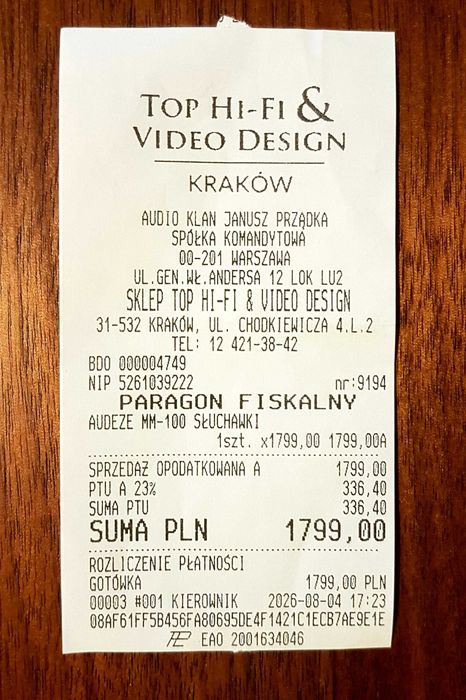 Słuchawki Audeze MM-100 ideał!!!