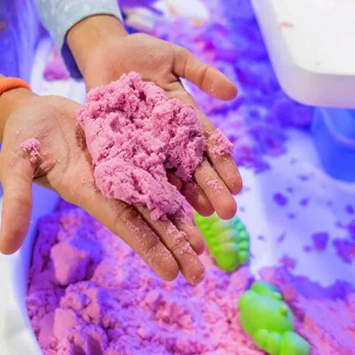 PIASEK KINETYCZNY DLA DZIECI 3kg Basen Łopatka Foremki Piaskownica XXL