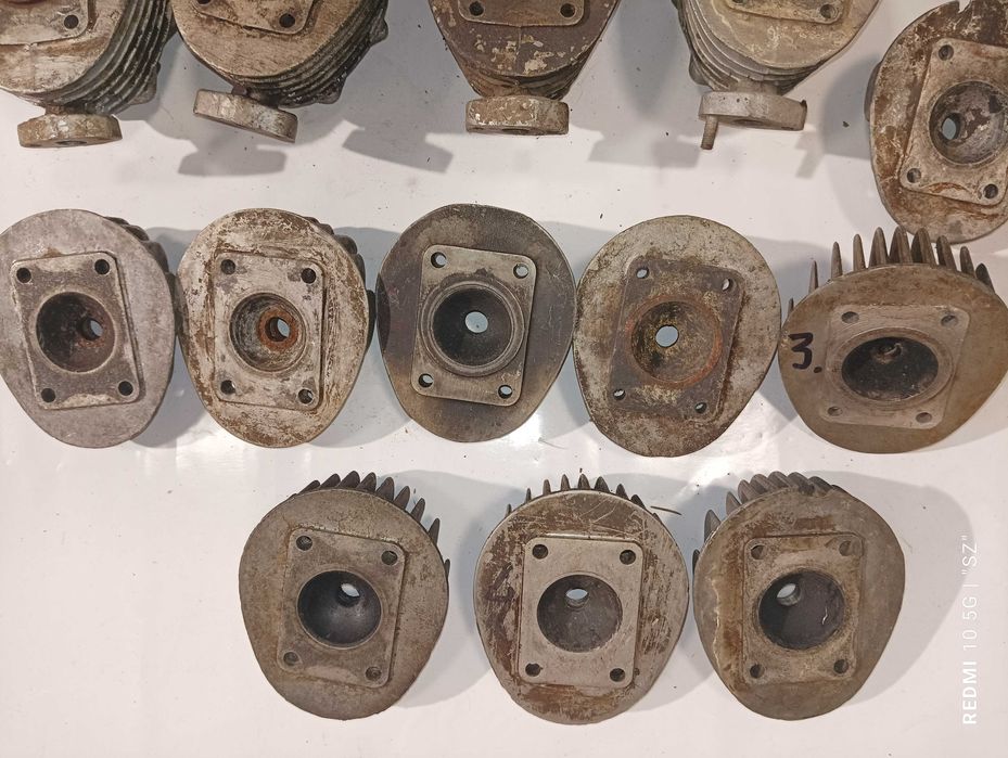 Komar - sztywniak - Romet - cylindry - głowice - 10 kg.