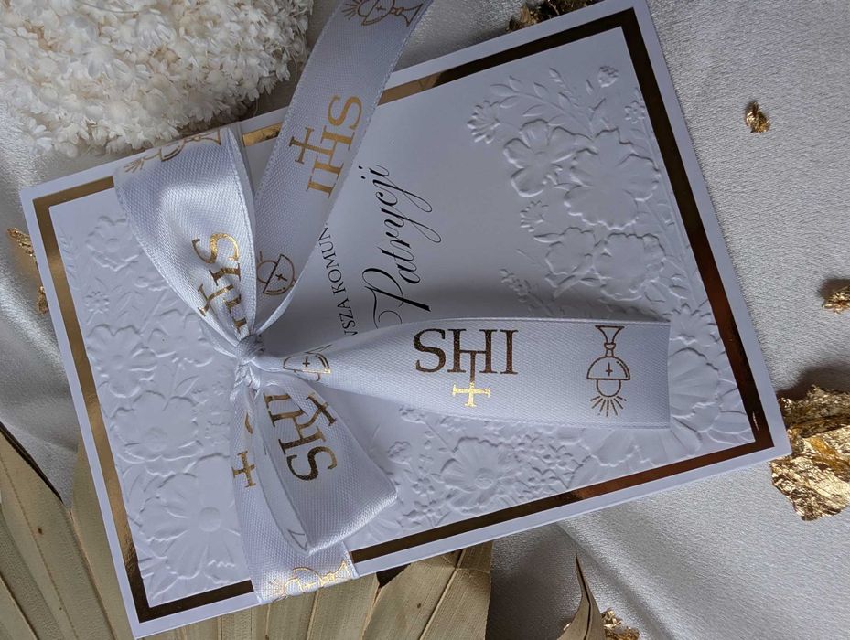 zaproszenie komunijne/na chrzest