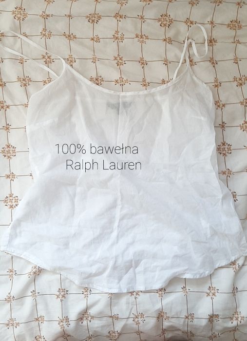 Top na ramiączkach bawelna ralph lauren 38