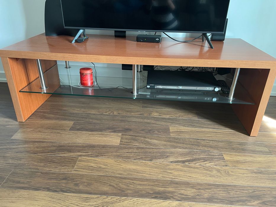 Móvel TV imitação cerejeira