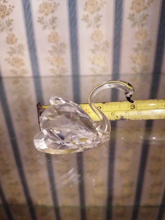 Par de Cisnes de Cristal Swarovski