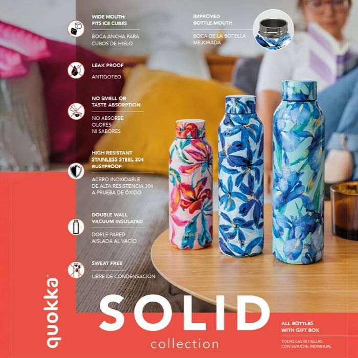 Quokka Solid - Butelka termiczna ze stali nierdzewnej 510 ml