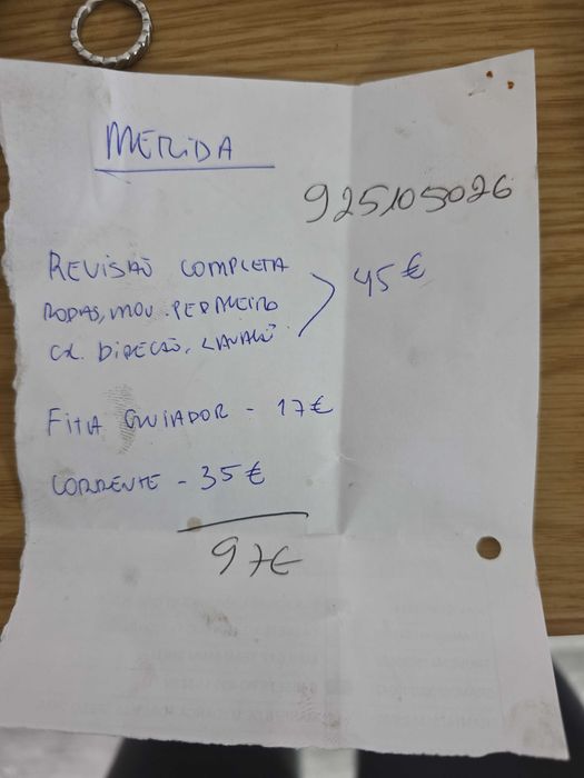 Merida Ride 400 ML Shimano 105 Mavic Aksium Revisão Feita