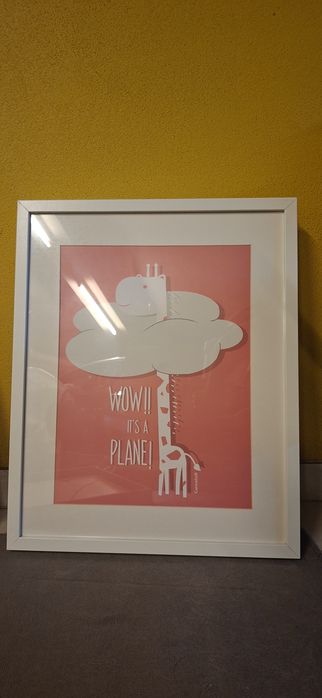 Quadro com ilustração infantil – moldura IKEA