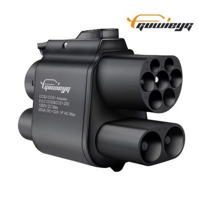 Перехідник 250кВт швидкої зарядки з CCS2 на CCS1 для авто з США