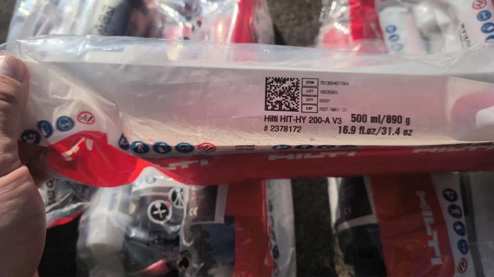 Klej żywica hilti 200a/r v3