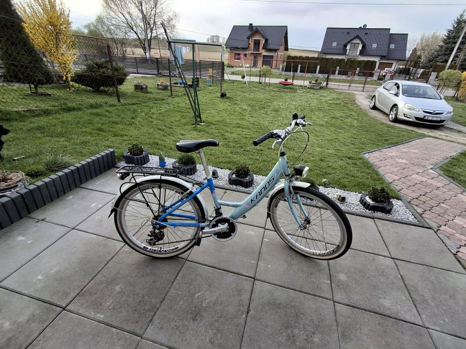 Rower damski dla dziewczynki koła 24 cale