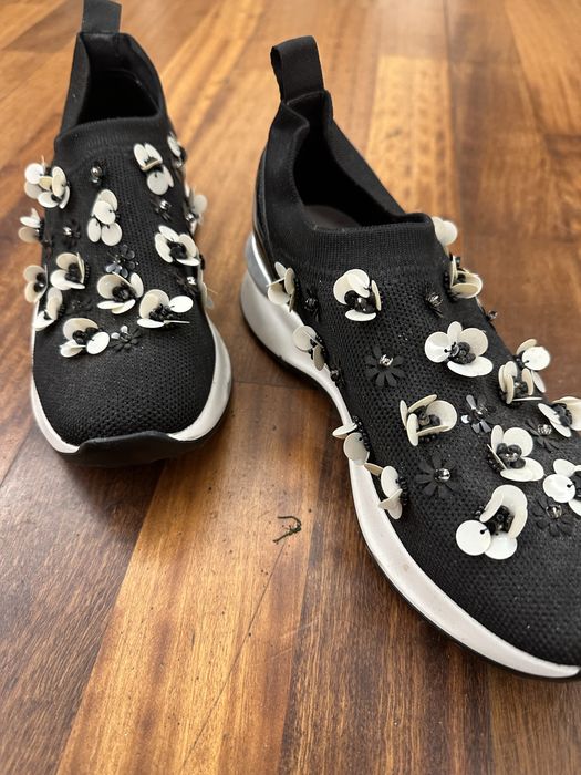 Sneakersy Sca'viola B-143 Black, Czarny, Materiał rozm 37