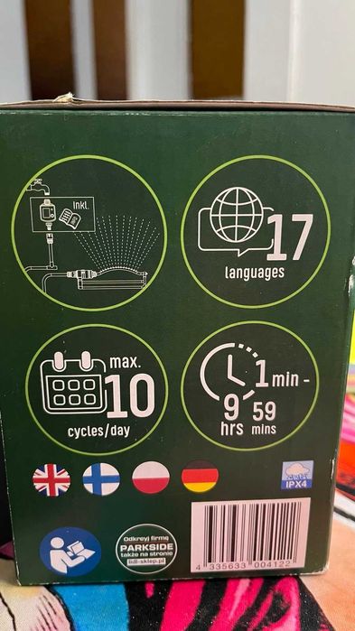 Електронний контролер таймер поливу, комп'ютер для поливу Parkside