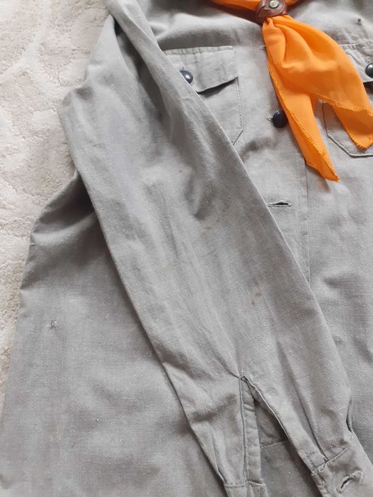 Mundur mundurki zucha harcerski ZHP z czasów PRL  lata 70-80 -te 2 szt