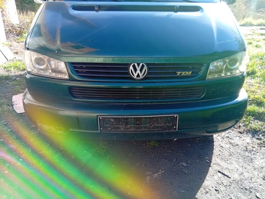 VW T4 Lift Zderzak przód na halogeny do poprawek lakierniczych