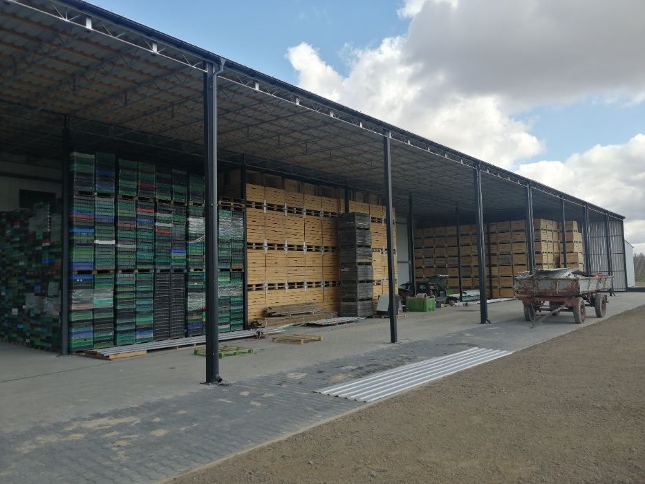 Konstrukcja Stalowa 6x24 m - Hala Wiata Magazyn Garaż - Nowa i Solidna