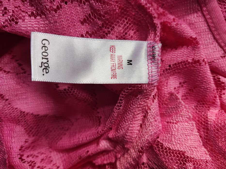 Sukienka pareo koronkowe plisowane George