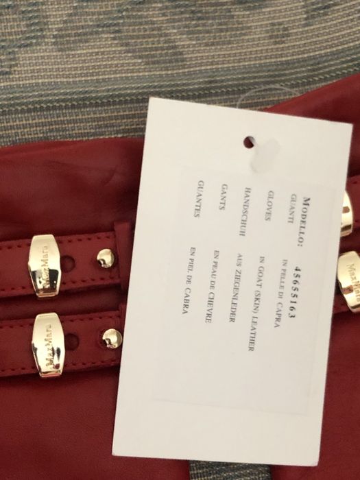 Перчатки Max Mara червоні НОВІ