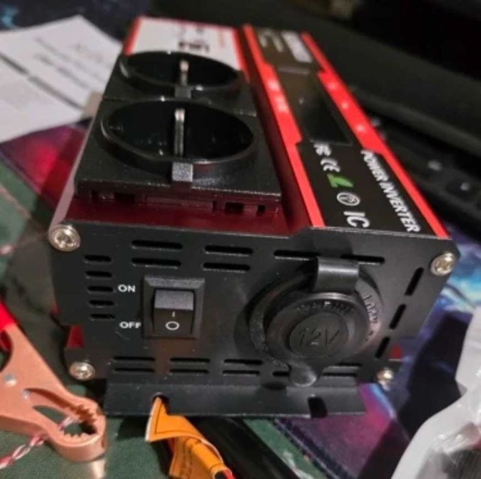 Инвертор SUDOKEJI преобразователь напряжения 2000 Вт на 12 В для авто