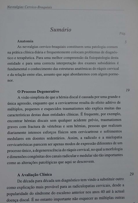 Nevralgias Cervico-Braquiais (Monografia) de Filipe Duarte e Rui Vaz