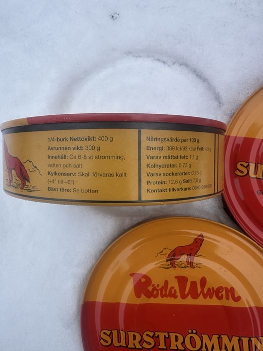 Сюрстромінг 2027 р Рода ульвен 400 грам Surstromming